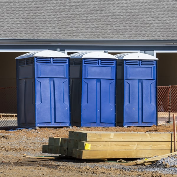 are there any restrictions on what items can be disposed of in the porta potties in Cost